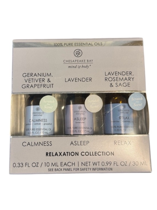 Chesapeake Bay Other - New Chesapeake Bay Mind and Body Relaxation Collection Pure Essential Oils Set